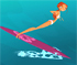 Emma invata sa faca surfing si incearca sa isi tina echilibrul cat mai mult timp. Dai si tu o mana de ajutor.