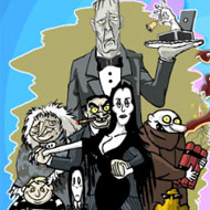 Jolly Jigsaw Addams Family