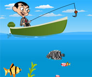 Mr. Bean Fishing