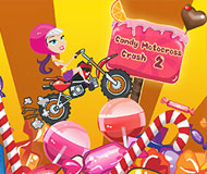Candy Motocross Crash 2
