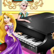 Elsa and Rapunzel Piano Contest
