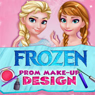 Frozen Prom Make-Up Design
