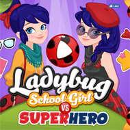 Ladybug School Girl Vs Superhero