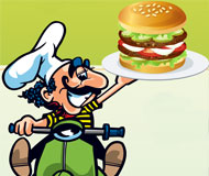 Perry Cooking American Hamburger