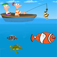 Phineas and Ferb Fishing